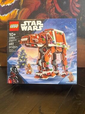 Lego Star Wars Gingerbread AT-AT - w/ Ginger Bread Darth Vader- Brand NEW